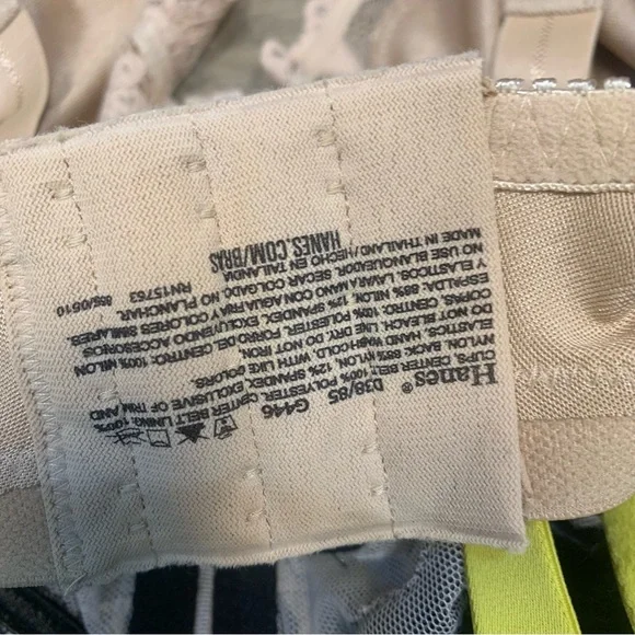 Wacoal Hanes Fenty 3 Underwired Full Coverage Lace Bras Retro Chic Daisy Bows - Picture 10 of 10